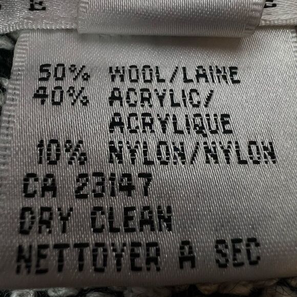 Talbots Petites Full Zip Houndstooth Jacket Size 8P - Picture 9 of 9